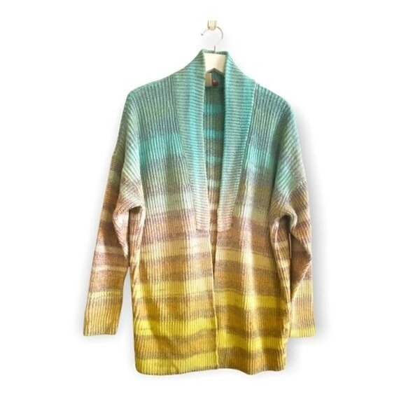 NWT Anthropologie Pilcro Space-Dyed Open Front Cardigan - Picture 1 of 14